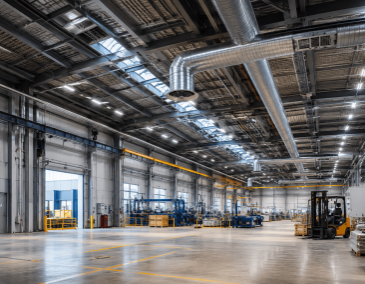 impianti di riscaldamento industriale